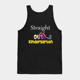 Kids Peace Out Kindergarten Class 2022 T-Shirt - Graduation Last Day of School Tank Top